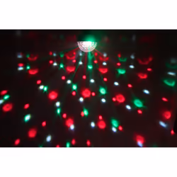 Max Magic Jelly DJ Ball Adapté à une utilisation à l'intérieur Stroboscope discothèque Noir, Vert