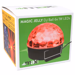 Max Magic Jelly DJ Ball Adapté à une utilisation à l'intérieur Stroboscope discothèque Noir, Vert - Vue supplémentaire 6