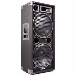 Max MAX212, 3-voies, Avec fil, 1400 W, 30 - 18000 Hz, 8 Ohm, Noir