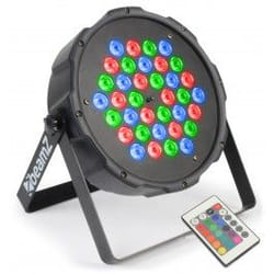 BeamZ FlatPAR Noir