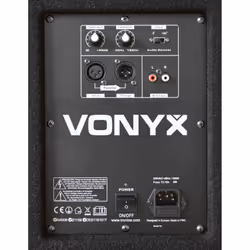 Vonyx SWA18 Noir Caisson de basse actif 1000 W
