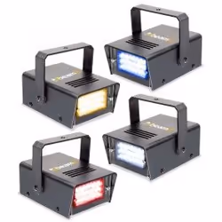 BeamZ Mini, Noir, LED, 24 lampe(s), Bleu, Rouge, Blanc, Jaune, Secteur, 230 V