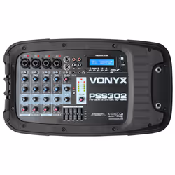 Vonyx PSS-302 haut-parleur 2-voies Argent Avec fil 300 W - Vue supplémentaire 9