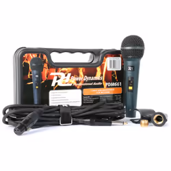 Power Dynamics PDM661, Microphone de scène/direct, -52 dB, 50 - 13000 Hz, 400 Ohm, Unidirectionnel, Avec fil
