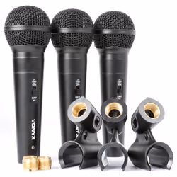 Vonyx VX1800S, Microphone de karaoké, 54 dB, 60 - 13000 Hz, 600 Ohm, Avec fil, mini XLR (3-pin)