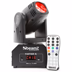BeamZ Panther 15, Noir, LED, 1 lampe(s), Bleu, Vert, Rouge, Blanc, 4 couleurs, 2°