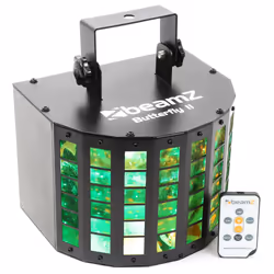BeamZ Butterfly II, Stroboscope discothèque, Noir, LED, 6 lampe(s), 3 W, Secteur