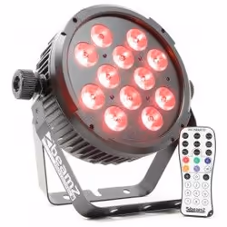 BeamZ BT310, Noir, LED, 12 lampe(s), 8 W, Ambre, Bleu, Vert, Rouge, 8 canaux