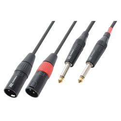 PD-Connex 177056 câble audio 0,2 m XLR (3-pin) 6,35 mm Noir