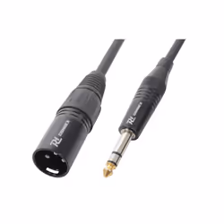 PD-Connex 177082, XLR (3-pin), Mâle, 6,35 mm, Mâle, 0,15 m, Noir