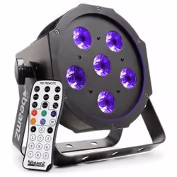 BeamZ BFP130, Projecteur Disco, Noir, LED, 6 lampe(s), 6 W, Ultraviolet (UV)