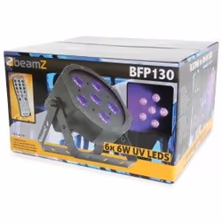 BeamZ BFP130 Adapté à une utilisation à l'intérieur Projecteur Disco Noir - Vue supplémentaire 6