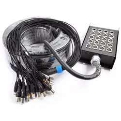 PD-Connex CX164, 30 m, 16 х XLR - 4 х XLR, Mâle/Femelle, Noir, 2 cm, 17,6 kg