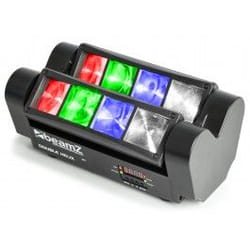 BeamZ MHL820 Double Helix Adapté à une utilisation à l'intérieur Stroboscope discothèque Noir