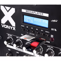 Vonyx VX800BT haut-parleur Noir Avec fil 800 W - Vue supplémentaire 8