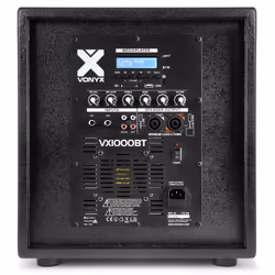 Vonyx VX1000BT haut-parleur Noir Avec fil 1000 W - Vue supplémentaire 4
