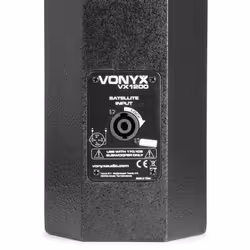 Vonyx VX1200 Système d'adresse publique autoportant 750 W Noir - Vue supplémentaire 10