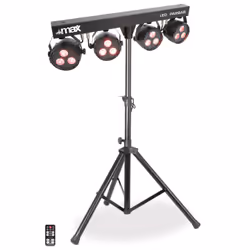 Max PartyBar 4, Stroboscope discothèque, Noir, CE, LED, 12 lampe(s), 3 W