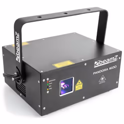 BeamZ Pandora 1600, Projecteur laser discothèque, Noir, LED, 635 nm, 532 nm, 447 nm