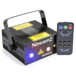 BeamZ Bianca Adapté à une utilisation à l'intérieur Projecteur laser discothèque Noir