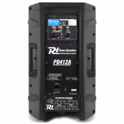 Power Dynamics PD412A haut-parleur 2-voies Noir Avec fil &sans fil 1400 W
