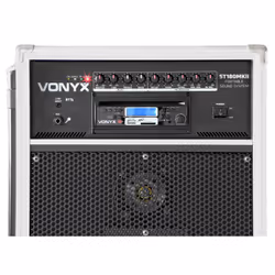 Vonyx ST180 Système d'adresse publique de roulette 450 W Noir