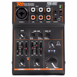 Power Dynamics PDM-D301 3 canaux 10 - 55000 Hz Noir, Orange