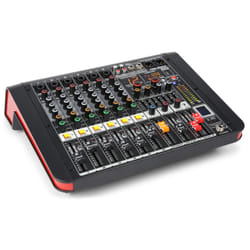 Power Dynamics PDM-M604A 6 canaux 10 - 45000 Hz Noir, Rouge