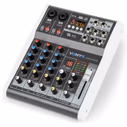 Vonyx VMM-K402 4 canaux 15 - 40000 Hz
