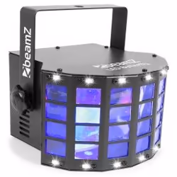 BeamZ Butterfly LED, Projecteur laser disco et stroboscope, Noir, Bleu, Vert, Rouge, Secteur, 100 - 240 V, 50 - 60 Hz