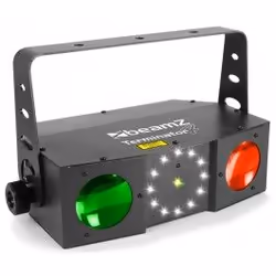 BeamZ Terminator IV, Projecteur laser disco et stroboscope, Noir, LED, Bleu, Vert, Rouge, Blanc, Rouge/Vert, 150 mW