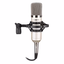 Vonyx CM400, Microphone de studio, -37 dB, 60 - 15000 Hz, 200 Ohm, Avec fil, XLR-3