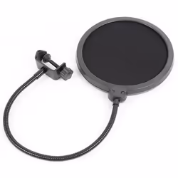 Vonyx M06, Filtre pop, Vonyx, Noir, 15,2 cm, 150 g