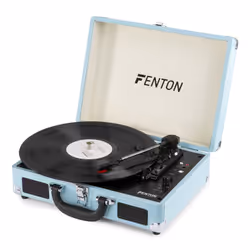 Fenton RP115 Tourne-disque entraîné par courroie Bleu Manuel