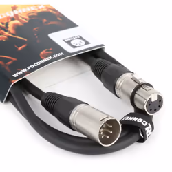 PD-Connex 177926 câble audio 3 m XLR (5-pin) Noir