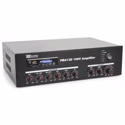 Power Dynamics PBA120, 75 dB, 120 W, 50 - 15000 Hz, 6,35 mm, 320 mm, 230 mm