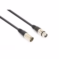 Vonyx CX310-1, 8 x XLR (3-pin), Femelle, 4 x XLR (3-pin), Mâle, 1,5 m, Noir