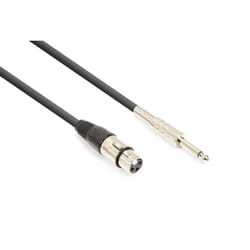Vonyx CX314-6 câble audio 6 m XLR (3-pin) 6,35 mm Noir