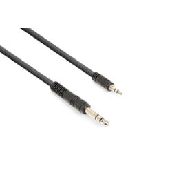 Vonyx CX330-3 câble audio 3 m 3,5mm 6,35 mm Noir