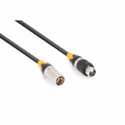 PD-Connex 177938, XLR (3-pin), Mâle, XLR (3-pin), Femelle, 6 m, Noir