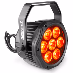 BeamZ BWA410, Projecteur Disco, Noir, IP65, LED, LED, 7 lampe(s)