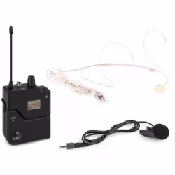 Power Dynamics 632BP, Microphone portatif/casque, Récepteur sac à dos, 60 - 18000 Hz, Émetteur intégré, 863000 - 865000 MHz,  ...