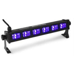 BeamZ BUV63 Adapté à une utilisation à l'intérieur Projecteur Disco Noir