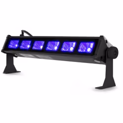 BeamZ BUV63 Adapté à une utilisation à l'intérieur Projecteur Disco Noir