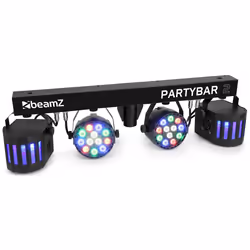 BeamZ Partybar2 2 x projecteur PAR + 2 x Derby