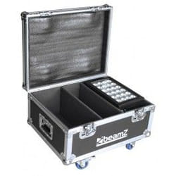 BeamZ 150.696 étui pour équipements Mallette de transport Noir, Argent