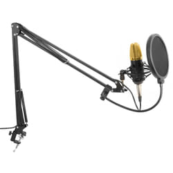 Vonyx CMS400B Noir, Or Microphone de studio