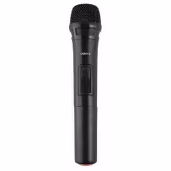 Vonyx HH12, Microphone de karaoké, Sans fil, 864500 MHz, Noir, Batterie, AA