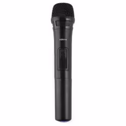 Vonyx HH10, Microphone de karaoké, Sans fil, Noir, Batterie, AA, 150 g
