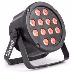 BeamZ SlimPar 35, Projecteur laser discothèque, Noir, LED, 12 lampe(s), 3 W, Bleu, Vert, Rouge